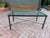 Glass Vintage Brutalist Faux Verdigris Finish Glass Top Coffee Table - Styled After Giacometti For Sale - Image 7 of 7