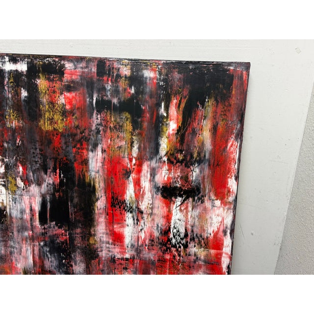 Abstract Adam Fish "A Life on Canvas" Oil Painting For Sale - Image 3 of 12
