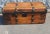 Antique Pine, Iron and Brass Map or Utility Trunk Chest For Sale - Image 9 of 9
