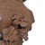 Art Noveau Artist, Female Bust with Flowers, Cast Iron For Sale - Image 6 of 9
