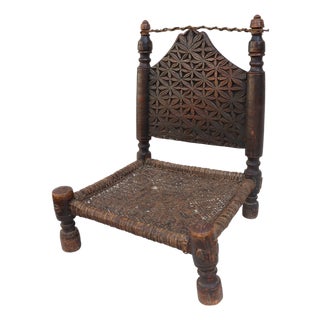 Vintage Low Cedar Chair, 1920s For Sale