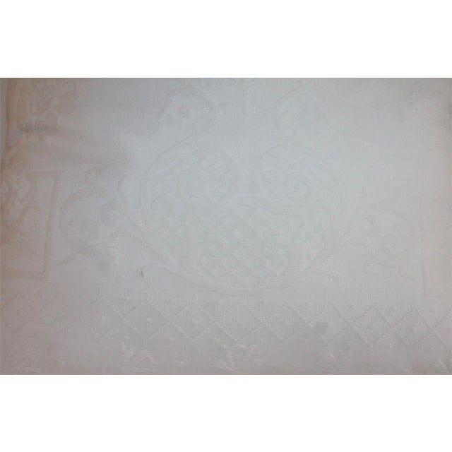 Textile Double Sided Patterned Coverlet Pillow For Sale - Image 7 of 9