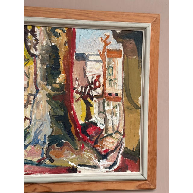 Olle Blomberg, Paris, 1964, Oil on Panel, Framed For Sale - Image 8 of 18