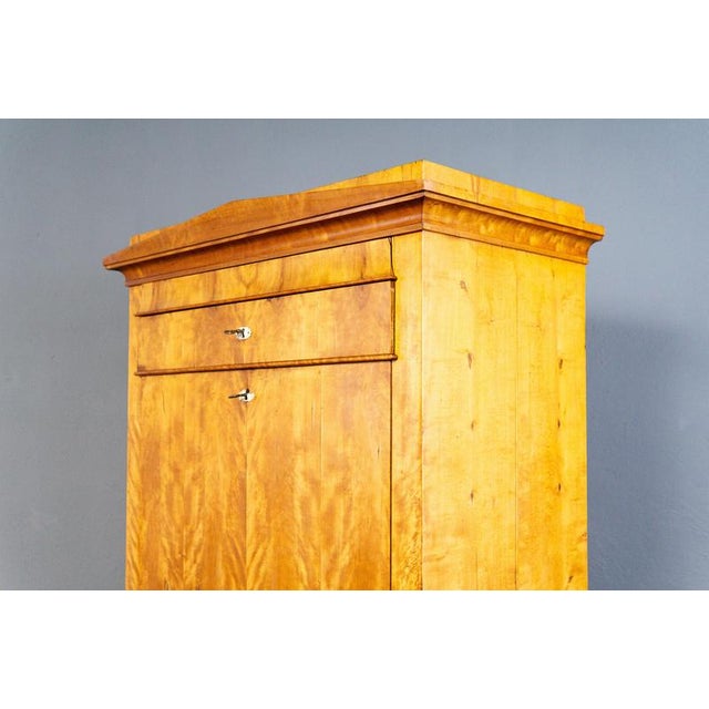 Biedermeier Birch & Elm Secretary For Sale - Image 11 of 18