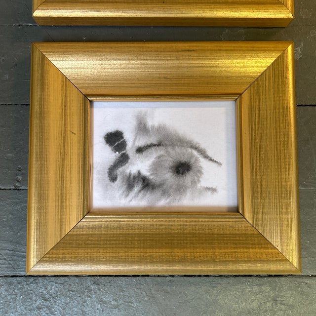 Abstract Two Contemporary Original Abstract Watercolor Paintings - Set of Two For Sale - Image 3 of 6