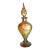 Steven Lundberg (American 1953 - 2008) - Exquisite Vintage Perfume Bottle in Gold Sateen With Lava Strands, Signed/Dated 2002 For Sale
