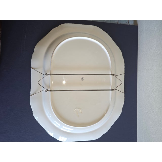 Large Christmas tree spode platter.