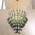 1990s White and Octanium Murano Glass Petal Chandelier, Italy, 1990s For Sale - Image 5 of 11