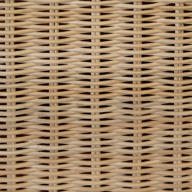 Wood Matthew Izzo Home - Cavalier Ming Style Woven Rattan Five Shelf Etagere For Sale - Image 7 of 9