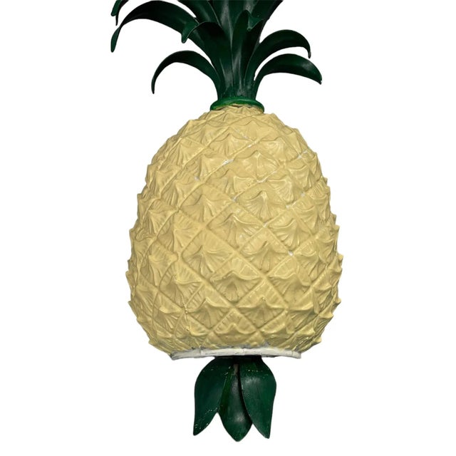 Vintage Custom Tole Palm Tree Wall Shelves For Sale - Image 10 of 12