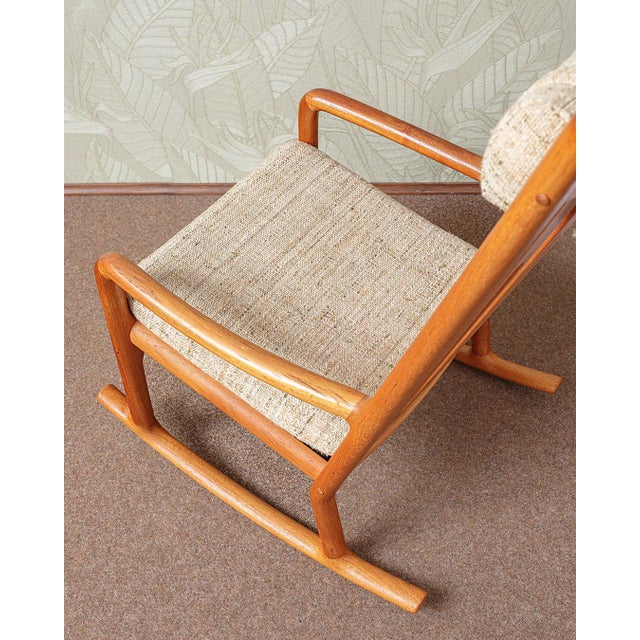 Rocking Chair by Hansa Olsena for Juul Kristensen, 1960s For Sale - Image 9 of 10
