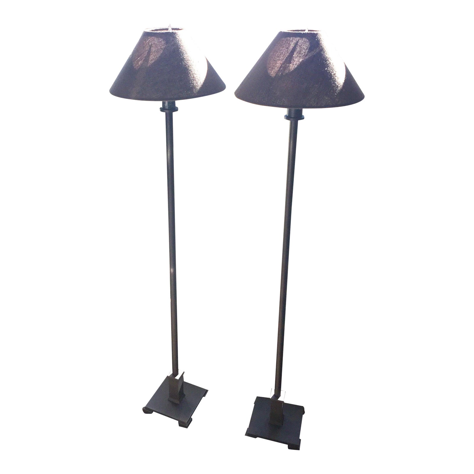 Restoration Hardware Petite Candlestick Buffet Lamps A Pair Chairish