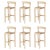 Galta 75 Counter Chairs in Oak from Kann Design, Set of 6 For Sale - Image 6 of 6