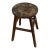 Vintage Primitive Wooden Stool For Sale