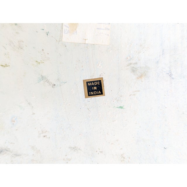 Vintage Folk Art Tole Metal Cow Wall Hooks Key Holder For Sale - Image 11 of 11