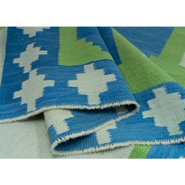 Textile Turkish Kilim Oriental Handmade Flatweave 12'1" x 15'7" #20141 For Sale - Image 7 of 8