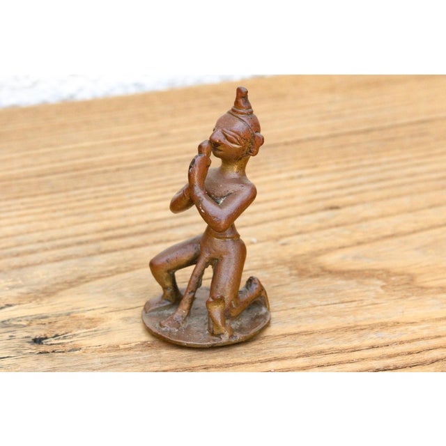 Antique Indian Tribal Folk Style Temple Figure For Sale In Los Angeles - Image 6 of 8