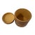 Mid 20th Century Chinese Lacquered Bamboo Tea Canister Box by Hna - "Pure Fragrance" Iris Motif For Sale - Image 4 of 5