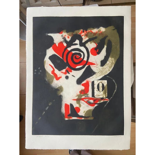 Juan Jose Torralba, Bodegan, 1970, Carborundum Engraving For Sale - Image 6 of 6