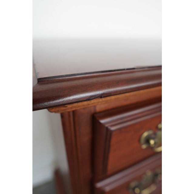 Vintage American Drew Traditional Mahogany 4-Drawer Nightstand For Sale - Image 12 of 12