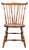 Pennsylvania House Solid Hard Rock Maple Colonial Early American Fiddleback Duxbury Windsor Dining Side Chair For Sale