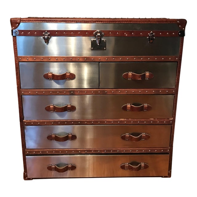 Restoration Hardware Stainless Steel Dresser Chairish