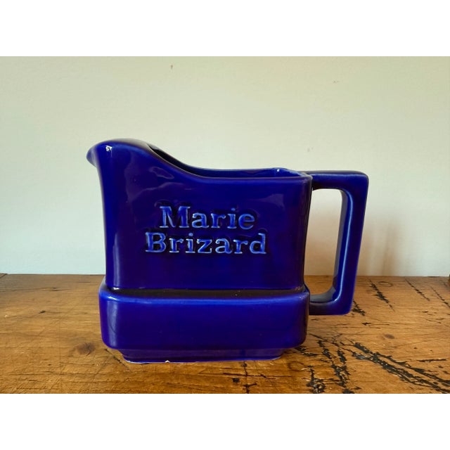 Vintage Marie Brizard French Liqueur Aperitif Promotional Pitcher. Marked Made in France & Mérignac (a suburb of...