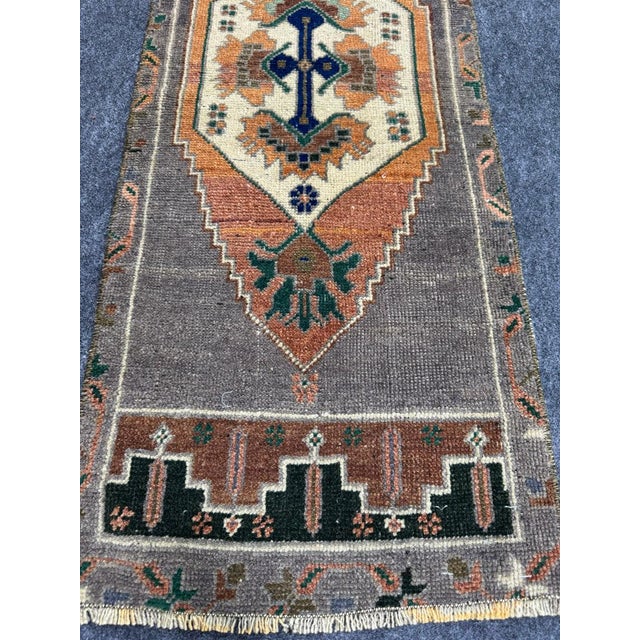 Contemporary Turkish Yastik Rug 1'4" x 3'6" For Sale - Image 3 of 5
