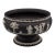 Vintage Wedgwood Jasperware Black & White Round Footed Imperial Bowl For Sale