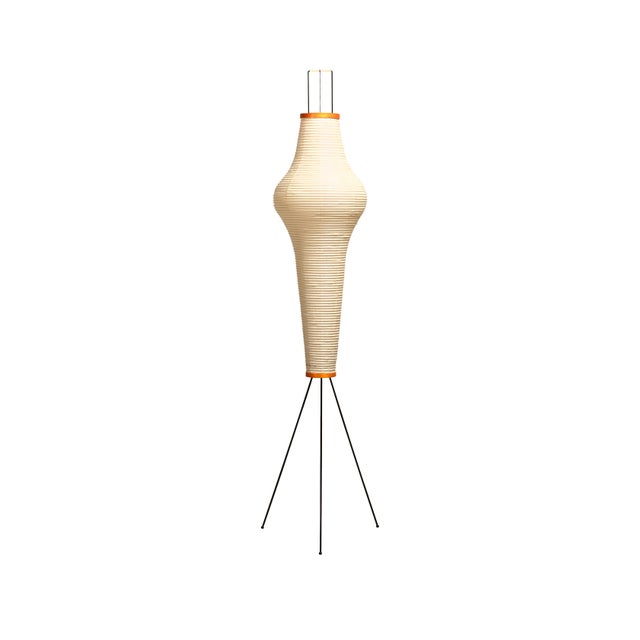 Akari Model 14a Light Sculpture in Washi Paper and Bamboo by Isamu Noguchi For Sale - Image 14 of 14
