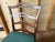 Vintage Georgian Chippendale Style Bowl Back High Ladder Back Dining Chairs. Set of 8 For Sale - Image 16 of 17