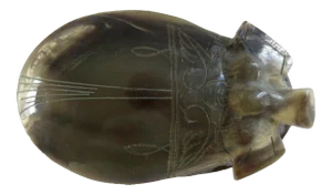 Antique Scarab Paperweight Hand Carved Horn