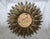 Mid-Century Modern Vintage Spanish Gilt Metal Sunburst Mirror, 1960s For Sale - Image 3 of 6