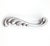 Traditional Pair of Swirl Nickel Plated Brass Passage Door Levers For Sale - Image 3 of 5