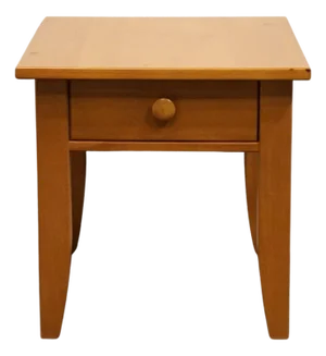 Broyhill Furniture Solid Knotty Pine Farmhouse Country Style 22" Accent End Table 794-204
