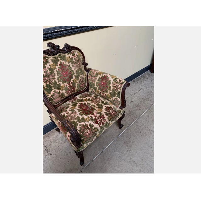 Antique Louis XV Armchair, 1890 For Sale - Image 12 of 13
