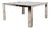 Glas Dining Table in Silver Chrome from Bacher For Sale