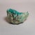Late 20th Century Contemporary Handbuilt Raku-Fired Ceramic Bowl With Turquoise & Verdigris Glaze For Sale - Image 9 of 10