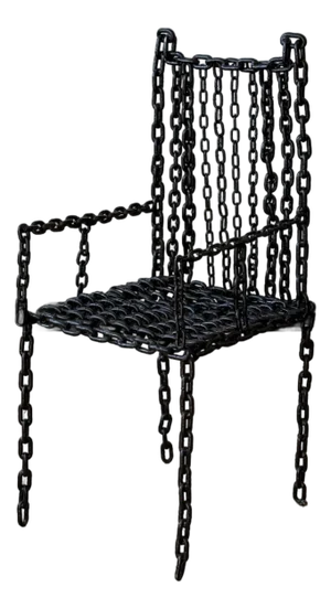 Late 20th Century Studio Made Sculptural Chain Side Chair