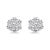 Classic and elegant, these diamond stud earrings are a must-have look any woman will adore. Created in 14K white gold,...