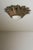 Metal Sunflower Wall Light with Textured Glass Diffuser For Sale - Image 7 of 11