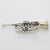 Vintage Miniature Trumpet in 800 Silver, Italy, 1980s For Sale - Image 6 of 11