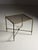Metal Brass Side Table in the style of Maison Bagues For Sale - Image 7 of 14