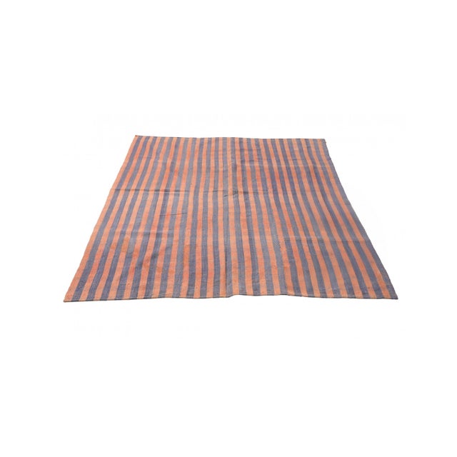 Vintage handwoven decorative kilim rug from Adana region of Turkey. Approximately 50-60 years old. In very good condition....