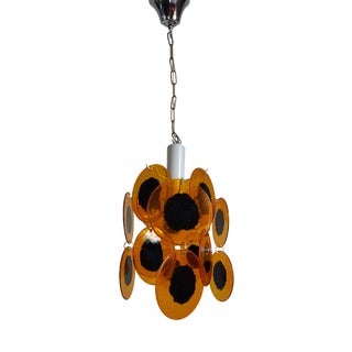 Vintage Space Age Chandelier in the style of Gino Vistosi, 1970s For Sale