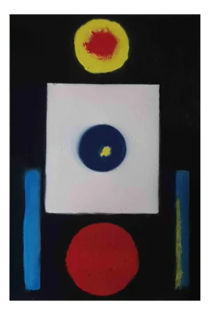 Paolo Cantù, Cracks in Divinity, Acrylic, 2021