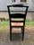 Mid 20th Century Set of 8 Hitchcock Style Black Painted Stenciled Dining Side Chairs With Rush Woven Seats For Sale - Image 14 of 15