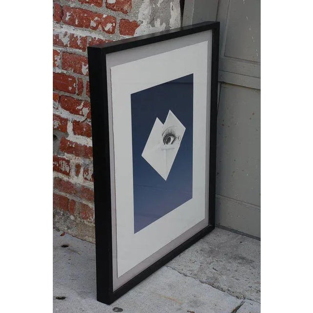 Mid-Century Modern Surrealist Framed Print by Bruce Richards For Sale - Image 3 of 6