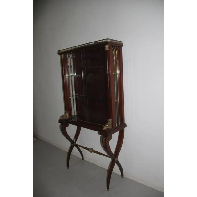 Italian Rosewood Showcase, 1950s For Sale - Image 9 of 11