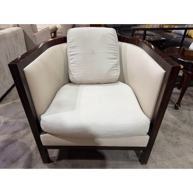 Elevate your interior with this striking Art Deco–inspired lounge chair by Boiler & Co., a piece that effortlessly...